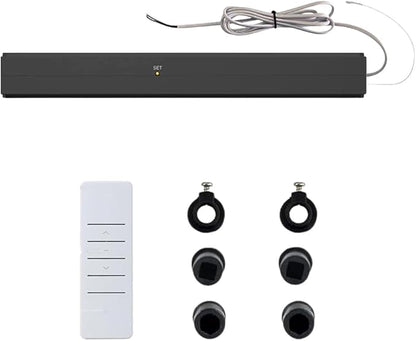 Smart Blinds Motor 110V AC Motorized Roller Shades Kit for Cellular & Roman Shades, Ultra-Quiet Electric Honeycomb Blind Motor, Dual Output for Tilt & Lift (0.8N.m Torque for 33rpm/min)