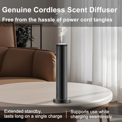 Wireless Hotel Scent Diffuser Starter Kit,Waterless Diffuser for 2000 Sq Ft