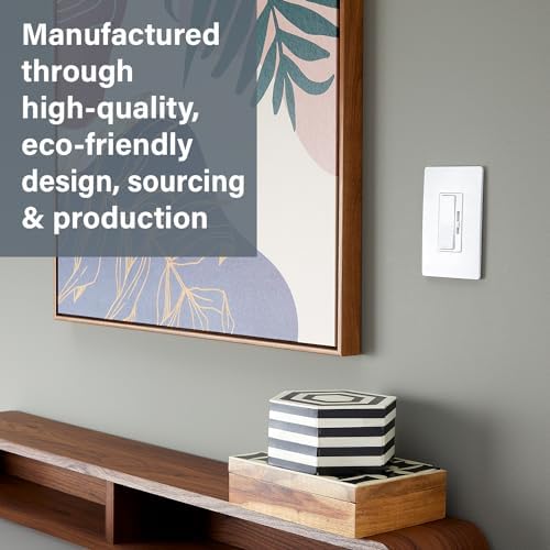 Legrand Radiant 150W LED Dimmer Light Switch 3-Way Rocker Nickel 1 Pack
