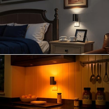 Briignite Night Lights Plug into Wall, 5CCT LED Night Light Plug in