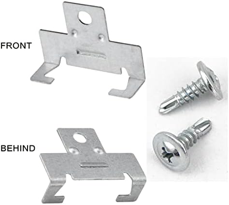 ROOWINTOO Recessed Light Clips for retrofitting recessed Light canisters, Downlight recessed Light Clips for use with Torsion Springs 10 Pack (5 Pairs)