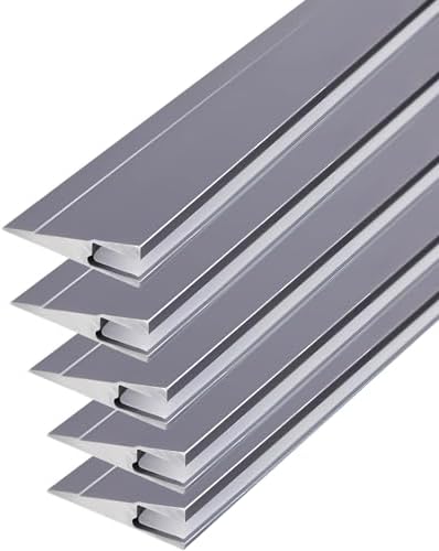 JARBIH Ultra-Thin Led Aluminum Channel, 45°Oblique Under Cabinet Beam Light