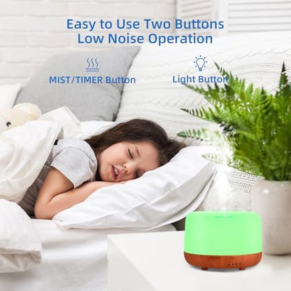 SPLITSKY 300ml Aromatherapy Diffuser with Remote Control and Auto Shut-Off