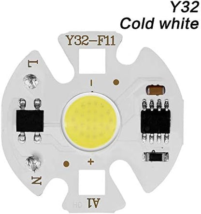 Landscape Lights 5pcs Outdoor Flood Light COB LED Lamp Chips AC 220V 3-9W LED Bulb Lamp Smart IC Driver Bulbs Light DIY Spotlight Downlight Chips LED Street Lamp