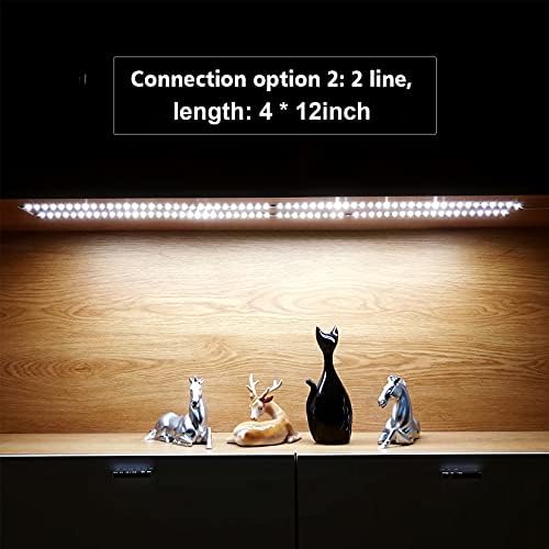 WOBANE LED Display Light Kit, Set of 8x12 inch LED Strip Bar, 6000K White