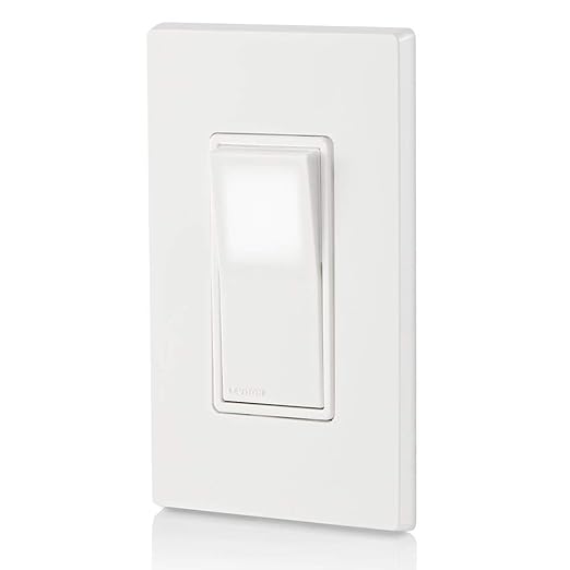 Leviton 15 Amp Decora LED Illuminated Light Wall Switch 3-Way, L5613-2W