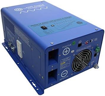 AIMS 3000W 12V Pure Sine Inverter Charger w/Transfer Switch 120V ETL