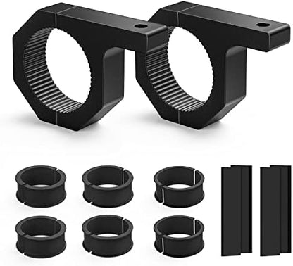 Nilight 2 Pack Roll Bar Clamps Brackets for LED Light Mount, Large Size