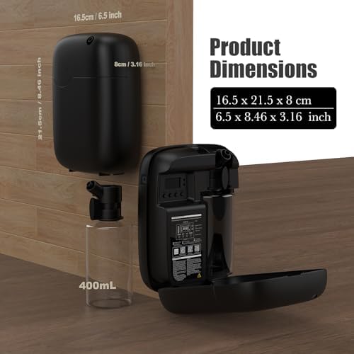 Commercial Scent Machine, HVAC Waterless Essential Oil Diffuser 3000 Sq.Ft, Whole Home,Smart App Control Cold Air Fragrance System for Hotel Lobby, Retail, Large Home (400ml)