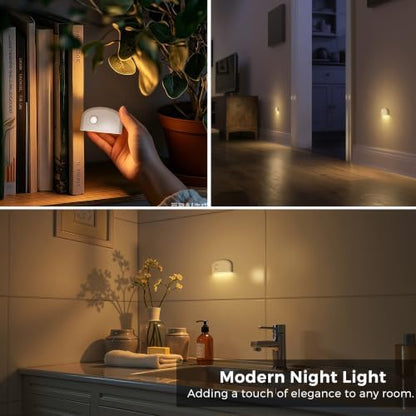 L LOHAS LED Motion Sensor Night Light, Stair Lights Indoor, 3 Pack