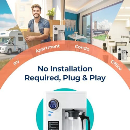 Bluevua RO100ROPOT Countertop Reverse Osmosis Water Filter System