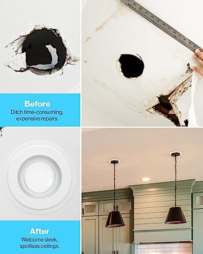 Sunco 12 Pack 6 Inch Recessed Light Goof Ring, White, Matte Finish