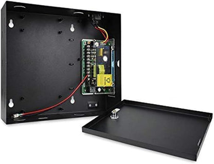 Door Access Control System with 600lbs Magnetic Lock Entry Control Panel 110V Power Supply Box RFID Reader Exit Button Enroll RFID USB Reader Card Key Fob Phone APP Remotely Open Lock