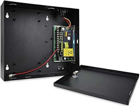 2 Door Track in and Out Security Entry System with 4 RFID Keypad Reader+600lbs Electronic Magnetic Lock+Metal Exit Button+Power Supply Box+FRID Cards/Key fobs TCP/IP Phone APP