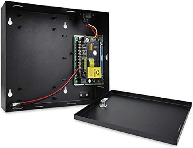 2 Door Access Control System with 600lbs Magnetic Lock Entry Control Panel 110V Power Supply Box RFID Reader Exit Button Enroll RFID USB Reader Card Key Fob Phone APP Remote Open Lock