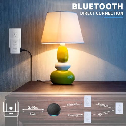 Humpptom Remote, Wireless Remote Control for Lamp Dimmer Switch, Only for Plug in Dimmer