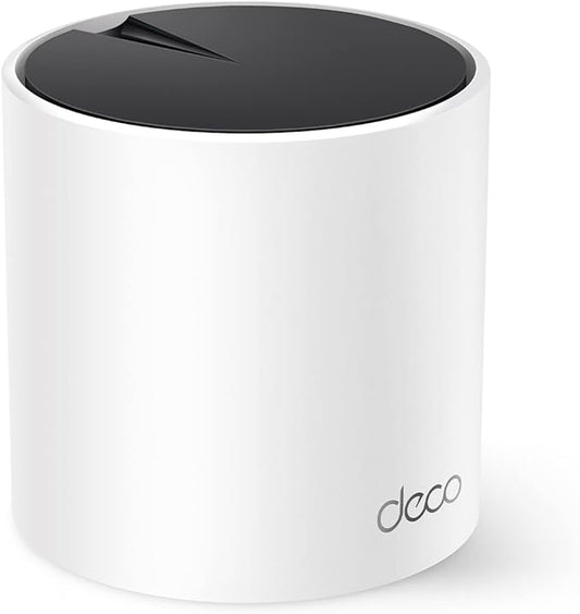 TP-Link Deco X55 AX3000 WiFi 6 Mesh System - Covers up to 2500 Sq.Ft., Replaces Wireless Router and Extender, 3 Gigabit Ports, Supports Ethernet Backhaul, Deco X55(1-Pack)