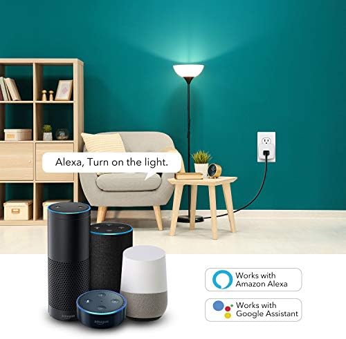 HBN Smart Plug Mini 15A, WiFi Smart Outlet Compatible with Alexa, Google Home Assistant, Remote Control with Timer Function, No Hub Required, ETL Certified, 2.4G WiFi Only, 8-Pack