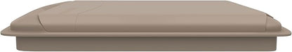 Rev-A-Shelf 50 Qt Under Sink Garbage Can Lid for Base Kitchen & Bathroom Cabinet, Replacement Plastic Trash Bin Lid Only, Champagne, RV-50-LID-12-1-40