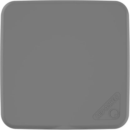 Rev-A-Shelf 27 Qt Under Sink Garbage Can Lid for Base Kitchen and Bathroom Cabinet, Replacement Plastic Trash Bin Lid Only, Grey, RV-1024-LID-14-1-40