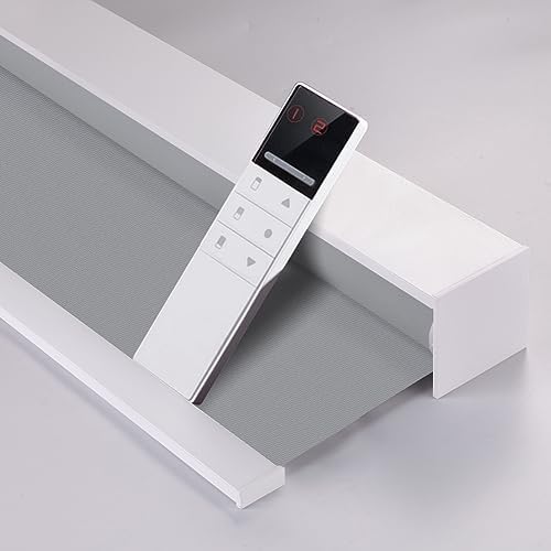 ZSHINE Motorized Blackout Roller Shades Remote Control Rechargeable(82026F)