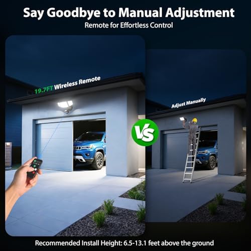 iMaihom 65W Outdoor Motion Sensor Light, Hardwired LED Security Flood Light
