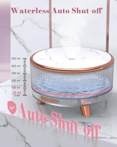 Essential Oil Diffuser for Home, Diffusers for Essential Oils Large Room, 500ml Aromatherapy Diffuser, 7 Colors Changed