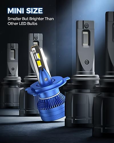 Marsauto H4/9003 Fog Bulbs, Super Bright, Long Lifespan, Plug and Play, Pack of 2