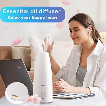 Warm & Cool Mist Humidifier with Remote,2.3L