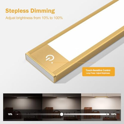 V4light Motion Sensor Cabinet Light, Rechargeable, Dimmable, 6Pcs, 9in
