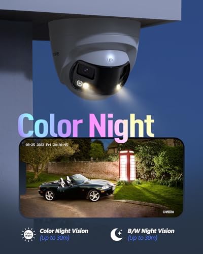 ANNKE 8MP PoE Security Camera Outdoor with Dual-Lens, 180° Filed of View