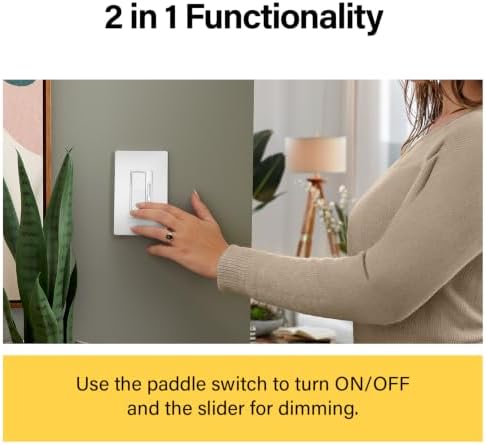 Legrand Radiant 450W LED Dimmer Light Switch 3-Way Rocker White 3-Pack