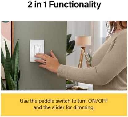 Legrand Radiant 450W LED Dimmer Light Switch 3-Way Rocker White 3-Pack