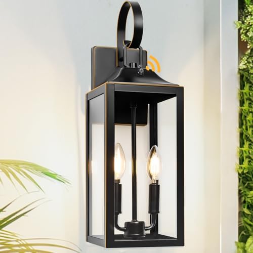 19" Dusk to Dawn Outdoor Lighting, Waterproof Large Outdoor Wall Lights