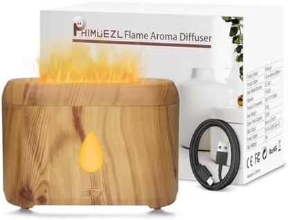 Flame Diffuser for Essential Oils, 200ml Small Oil Diffuser