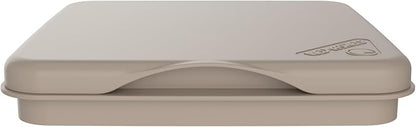 Rev-A-Shelf 27 Qt Under Sink Garbage Can Lid for Kitchen and Bathroom Cabinet, Replacement Plastic Trash Bin Lid Only, Champagne, RV-1024-LID-12-1-40