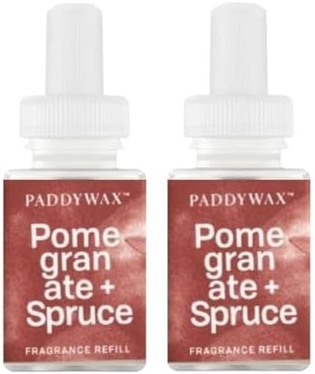 Pura x Paddywax Home Diffuser Refill, 2 Pack, Pomegranate Spruce