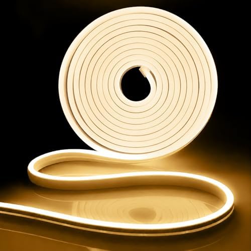 iNextStation 16.4FT DC12V LED Strip Lights Warm White LED Lights (No Plug)