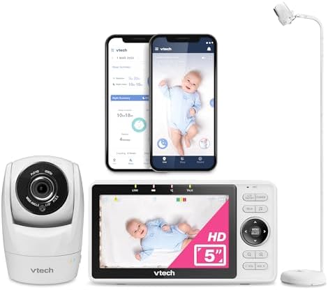 VTech VM901 Smart Video Baby Monitor with Floor Stand