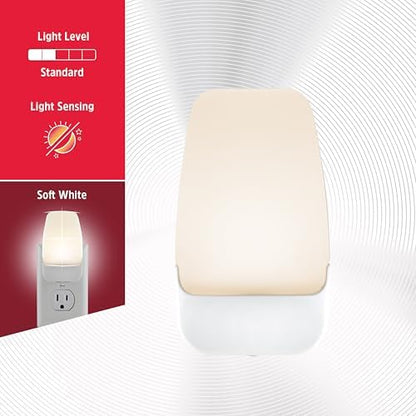 Energizer Night Lights Plug into Wall, 2-Pack, LED Plug in Nightlight