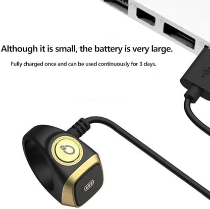 Smart Tasbih Zikr Ring, 20mm Muslim Digital Azan Alarm Clock, Tasbih Counter Smart Ring (Black)