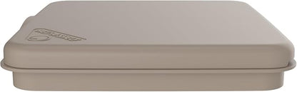 Rev-A-Shelf 27 Qt Under Sink Garbage Can Lid for Kitchen and Bathroom Cabinet, Replacement Plastic Trash Bin Lid Only, Champagne, RV-1024-LID-12-1-40