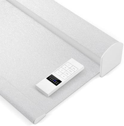 ZSHINE Motorized Blackout Roller Shades Remote Control Rechargeable(82141E)