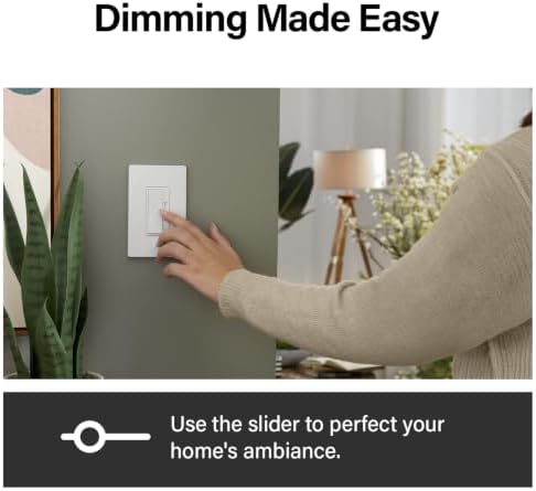 Legrand Radiant 150W LED Dimmer Light Switch 3-Way Rocker White 1 Pack