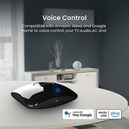 Broadlink RM4 pro IR RF 433/315MHz (No encryption, Fixed Code) WiFi Universal Remote Smart Home Automation Compatible with Alexa and Google Home