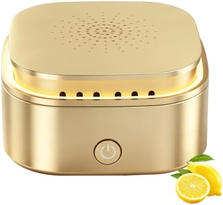 Rechargeable Waterless Diffuser for Car & Desk, Yellow - Lemon