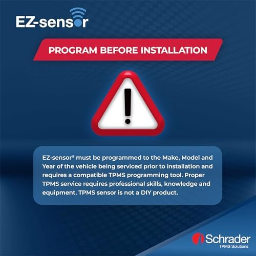 Schrader 33500 EZ-Sensor® Programmable TPMS Sensor, 12 Pack