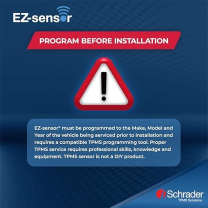 Schrader 33500 EZ-Sensor® Programmable TPMS Sensor, 12 Pack