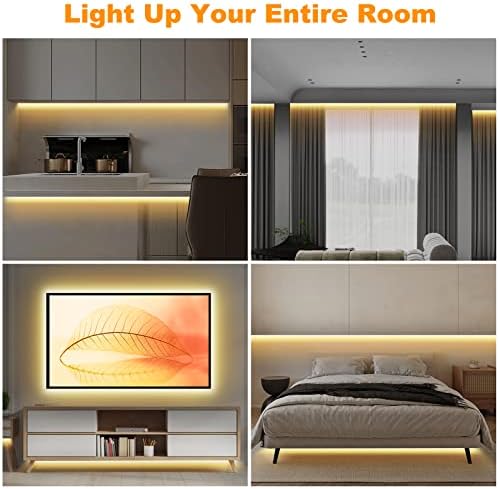 Tatazone WiFi Smart White COB Led Strip Light with Remote