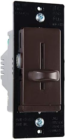 Legrand LS Series 450W LED Dimmer Light Switch Single Pole Brown 1 Pack